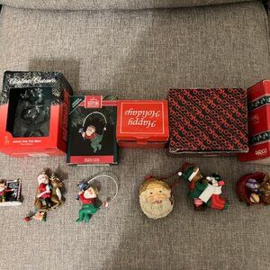 Vintage North Pole Ornaments with Boxes (6)